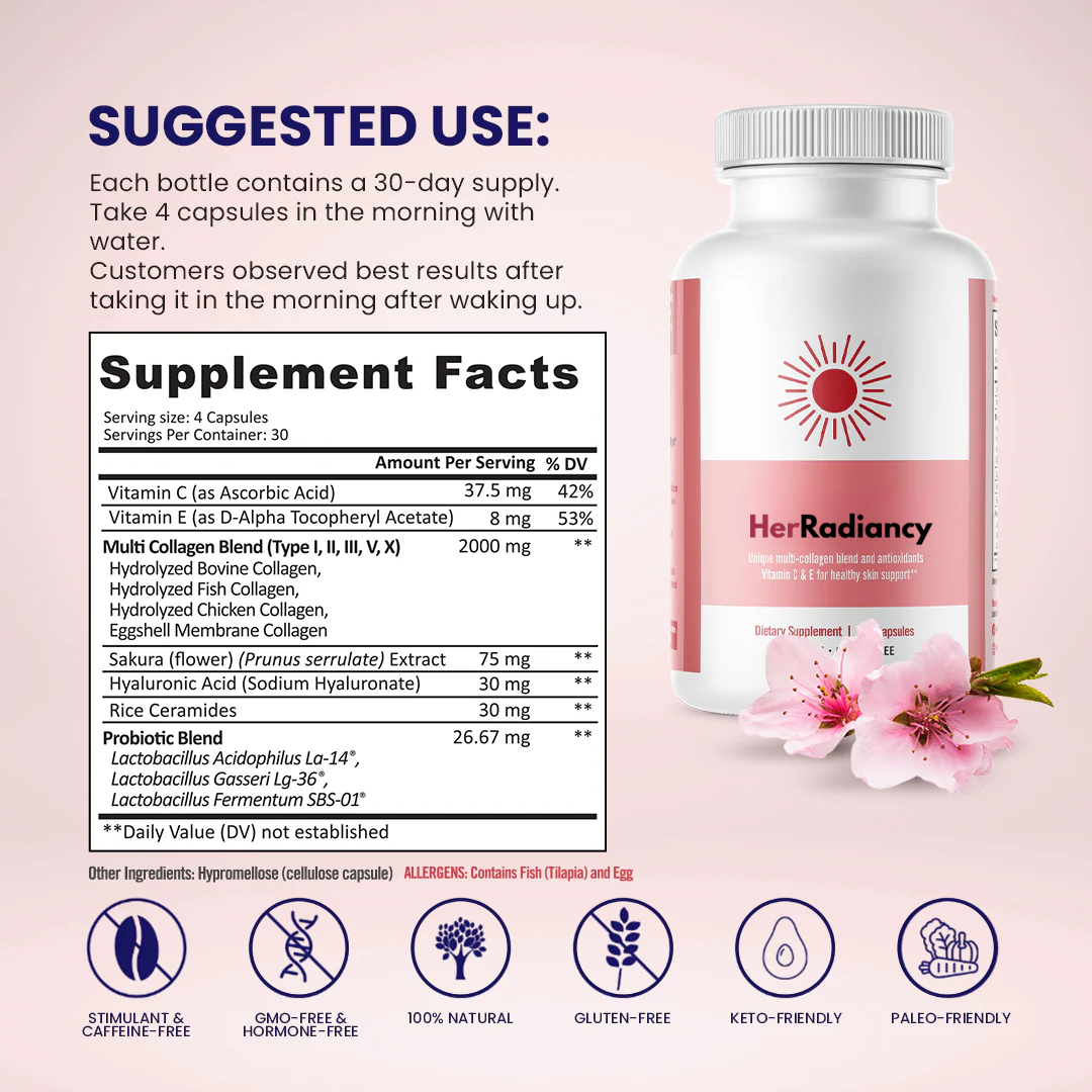 HerRadiancy Natural Vaginal Probiotic